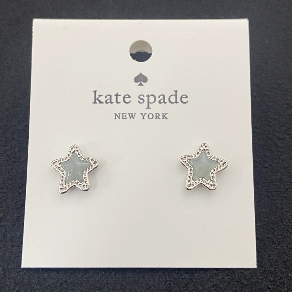 Kate SPADE Five Point Star Rhinestone Stud Earrings